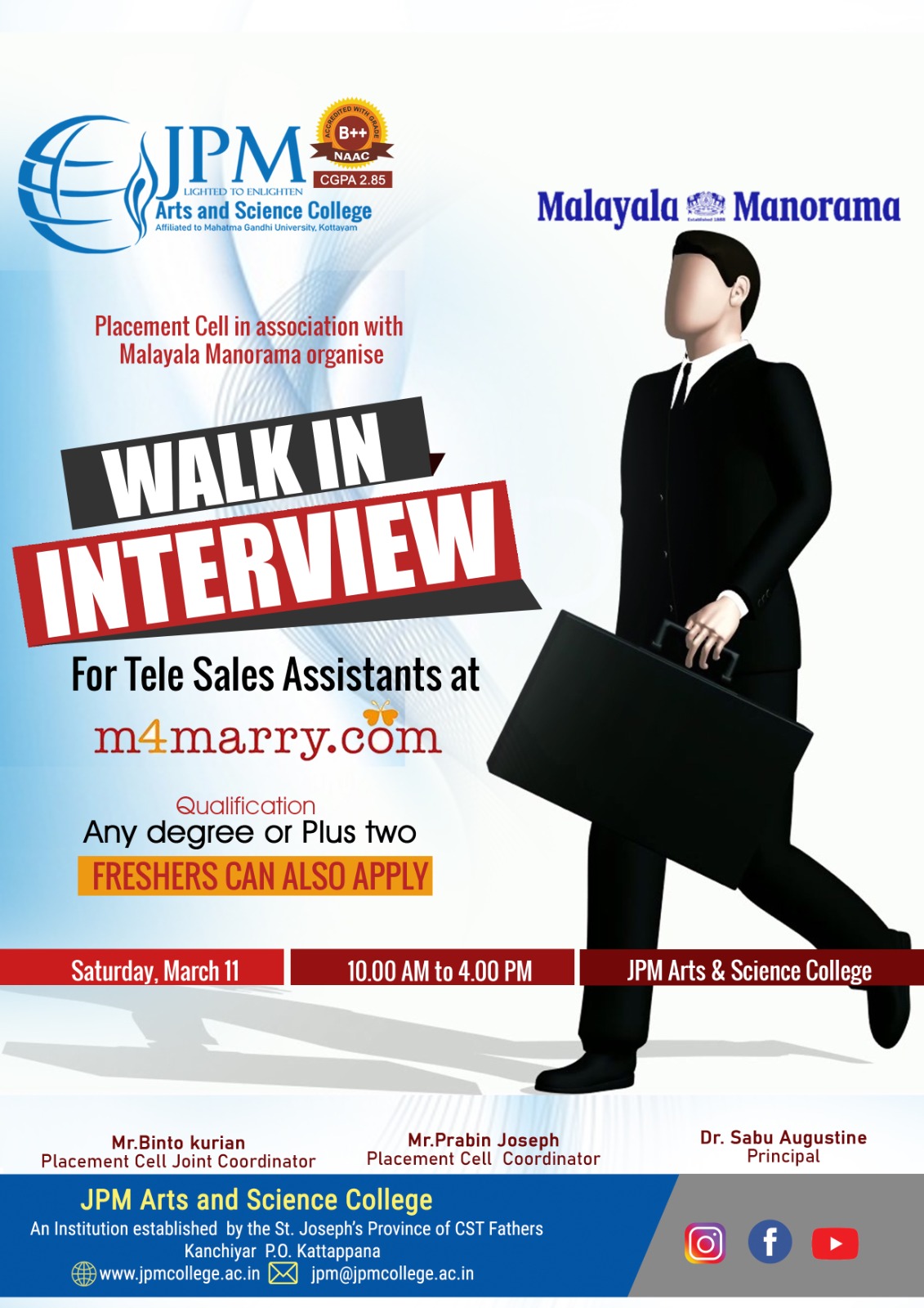 Walk-in-Interview for Tele Sales Assistants